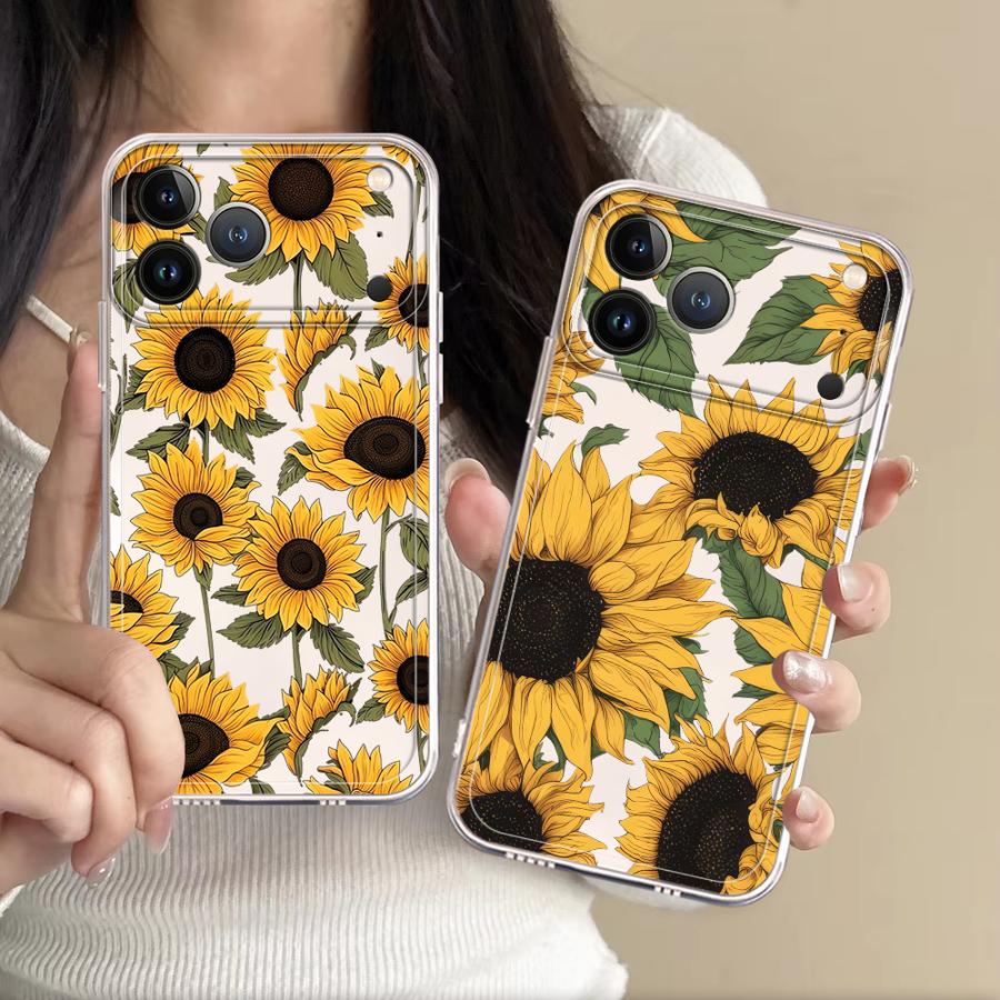 Perfume Pure Xs - Cute Sunflower Pattern Case for Apple