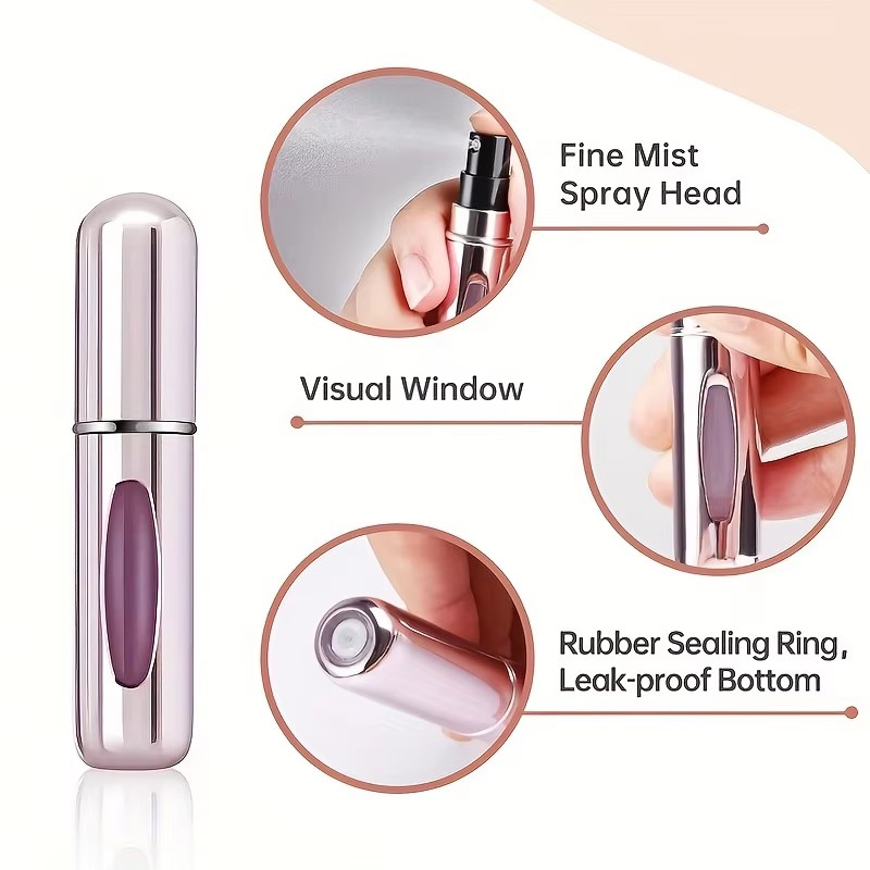 5 Pieces of 5ml Refillable Min - огляд і ціна Perfume Fragrance Booster