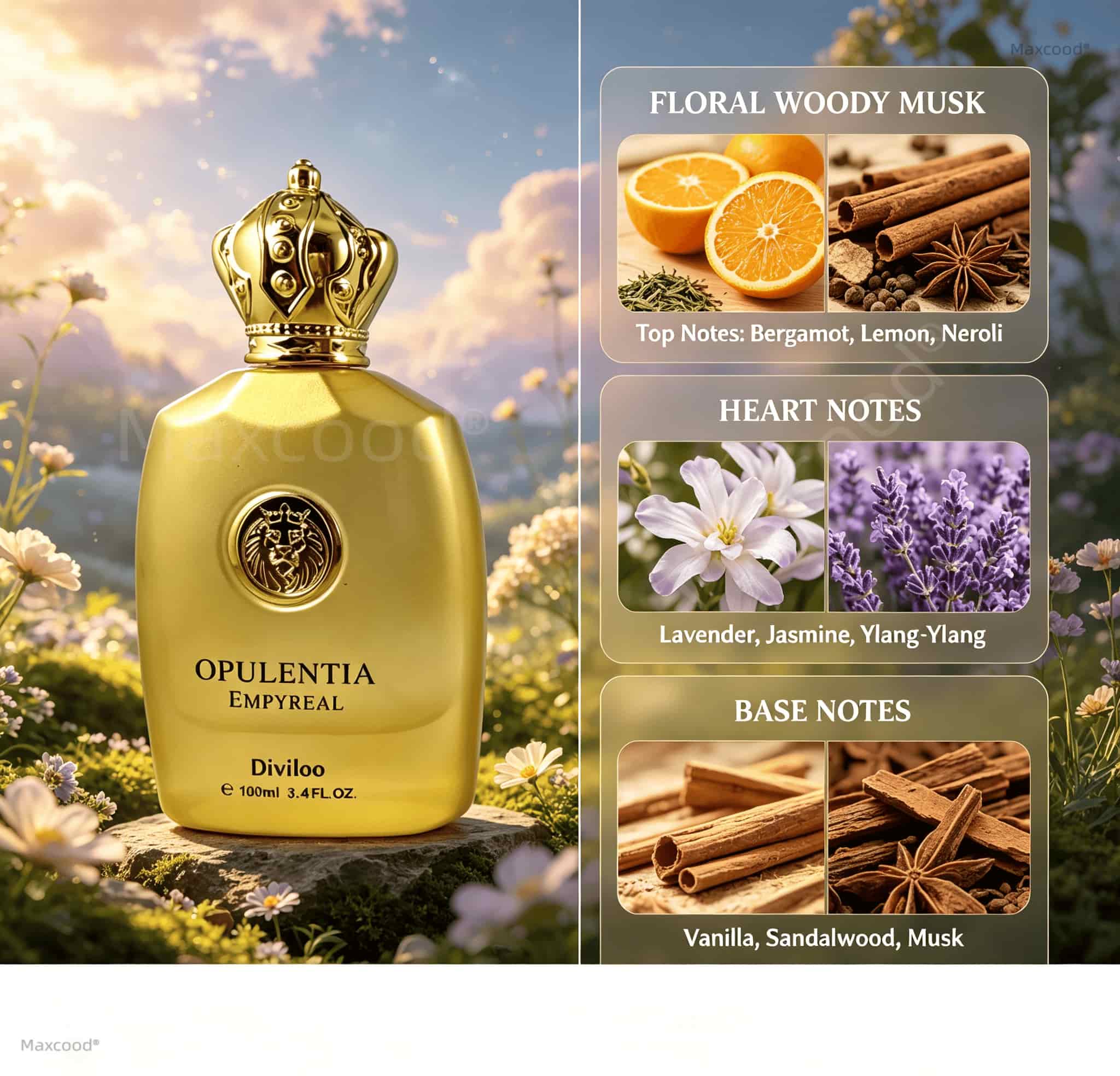 Floral, Woody, and Musky Notes - огляд і ціна Perfume Fragrances
