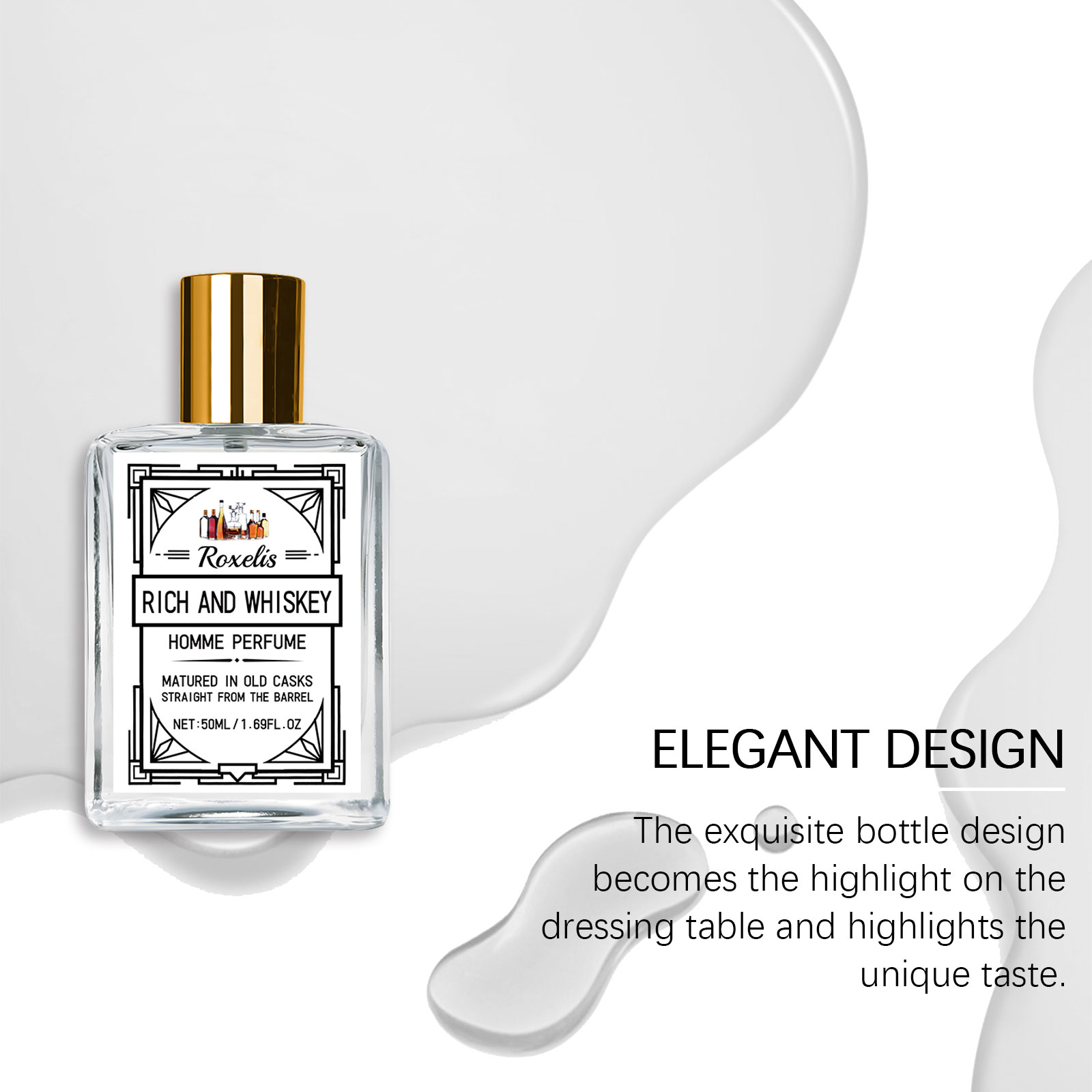 Roxelis 50ml Charm Whisky Men' - огляд і ціна Perfume Fragrances