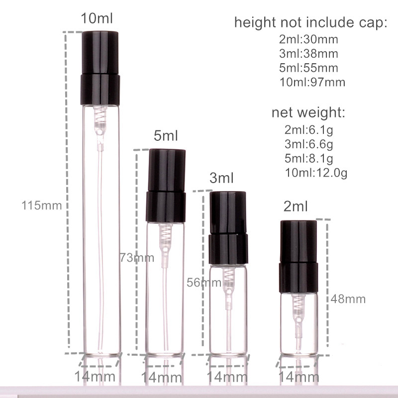 30/100pcs 2ml 3ml 5ml 10ml Gla - огляд і ціна Perfume Fragrance Difference